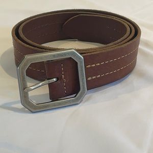 Men’s Leather Belt with metal buckle size 32
